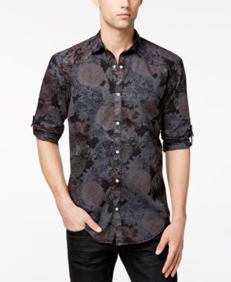 macys mens floral shirt