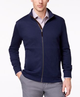 mens cotton zip up jacket