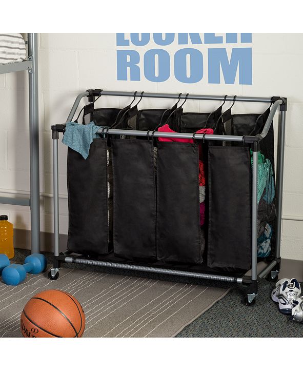 Honey Can Do Hampers, Deluxe Quad Laundry Sorter & Reviews Cleaning