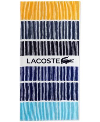 Hugo Boss - Cotton Cocktail Stripe Logo-Print 36" x 72" Beach Towel