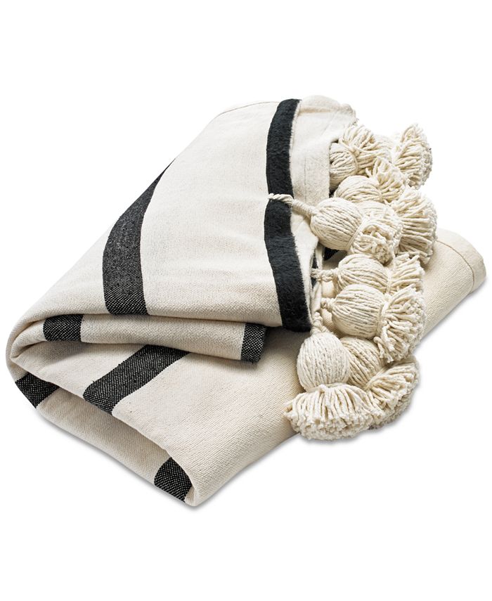 Lucky Brand Moroccan Pom Throw Macy's