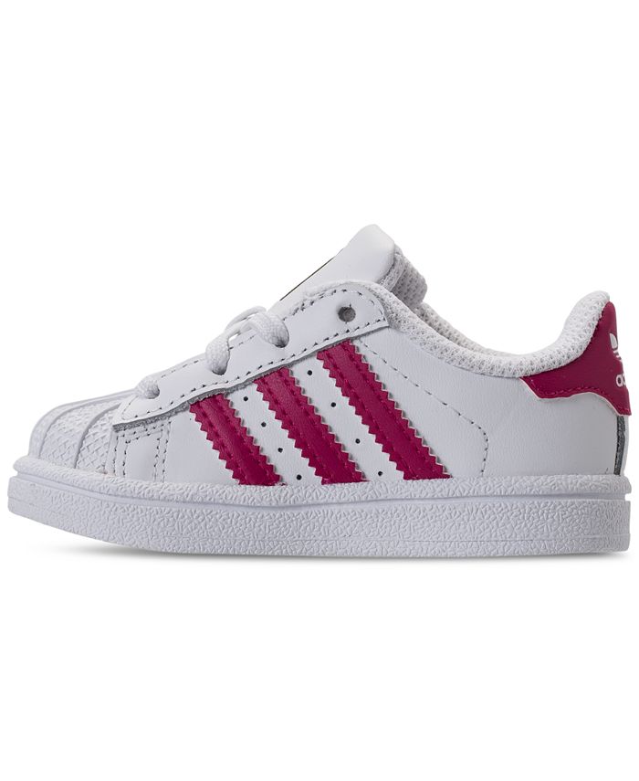 adidas Toddler Girls' Superstar Sneakers from Finish Line Macy's