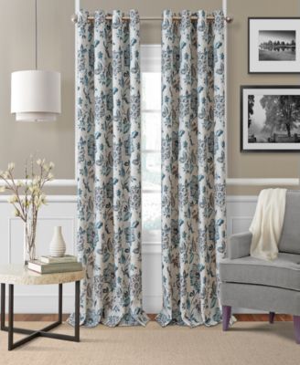 Elrene Sorrento Blackout Linen Window Panel Collection - Macy's