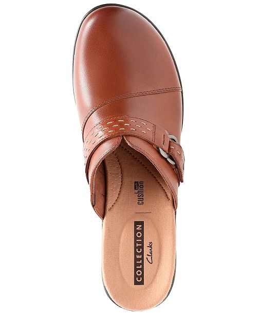 Clarks Collection Women S Leisa Sadie Mules Reviews Mules Slides Shoes Macy S