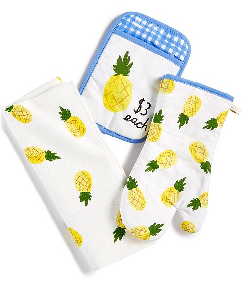 Kate Spade New York 3 Pc Pineapple Kitchen Towel Set Reviews