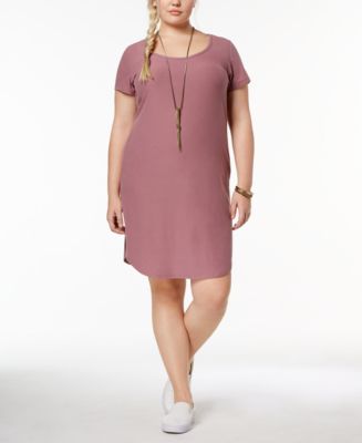 planet gold dresses macy's Planet Gold Juniors' Drop-Waist V-Neck Sleeveless Dress - Egret