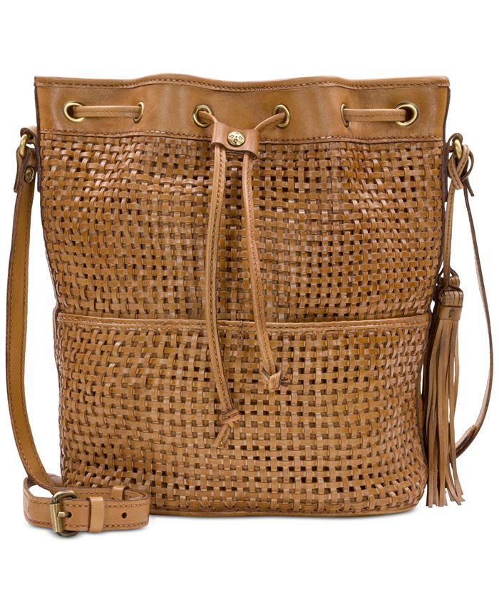 Patricia Nash Woven Evora Drawstring Satchel Macy s