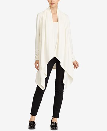 Lauren Ralph Lauren Petite Open-Front Cardigan - Macy's