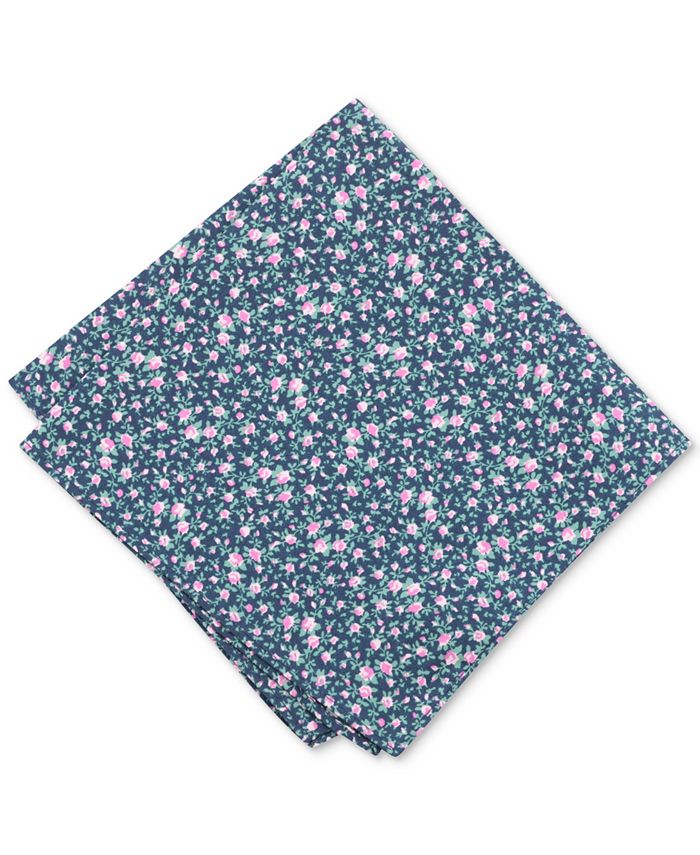 Bar III Men's Watercolor Floral Pocket Square, Created for Macy's Macy's
