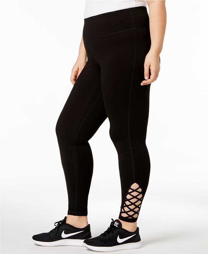 Ideology Plus Size Cutout Leggings, Created for Macy's - Macy's