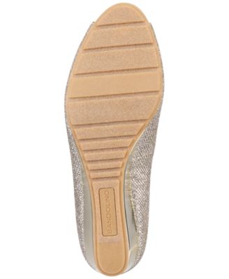 Women's Candra Low Wedge Peep Toe Dress Pumps