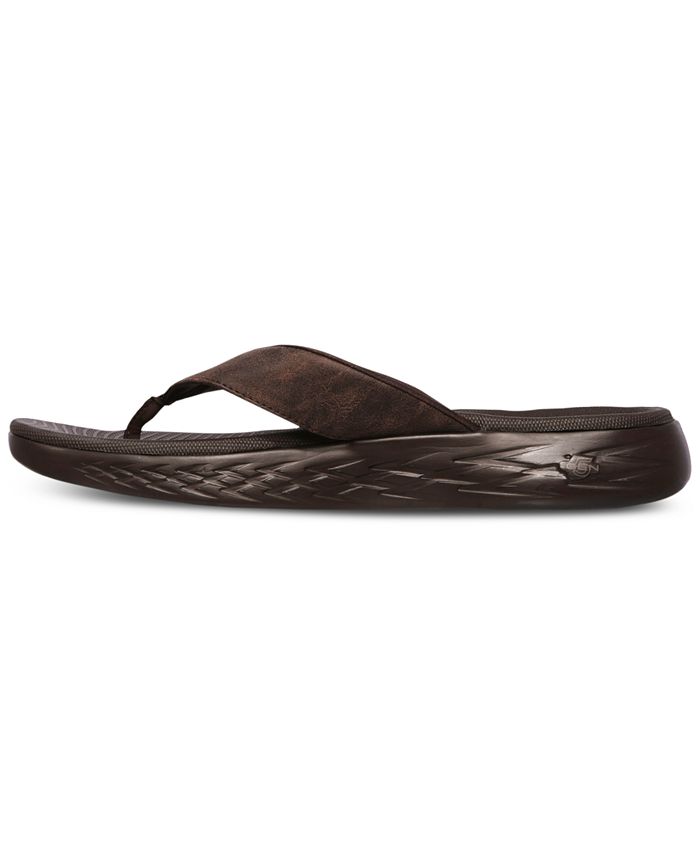 Skechers Men's On The 600 - Seaport Athletic Flip-Flop Thong Sandals from Finish Line - Macy's