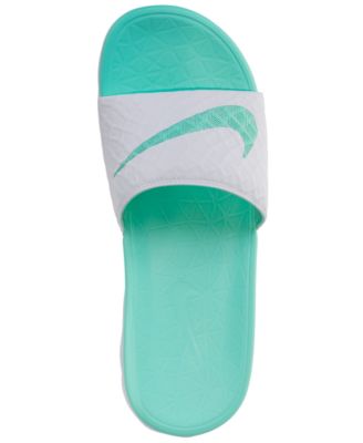 Nike Benassi Nike Turquoise Flip Flops Nike Women's Benassi