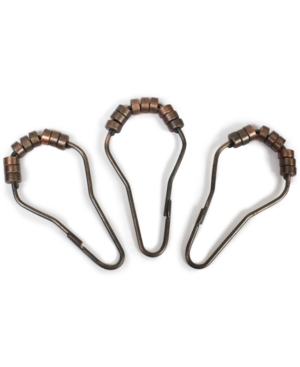 Excell Power Glide 12-Pc Shower Curtain Hook Set Bedding