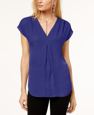 macy's petite dressy blouses