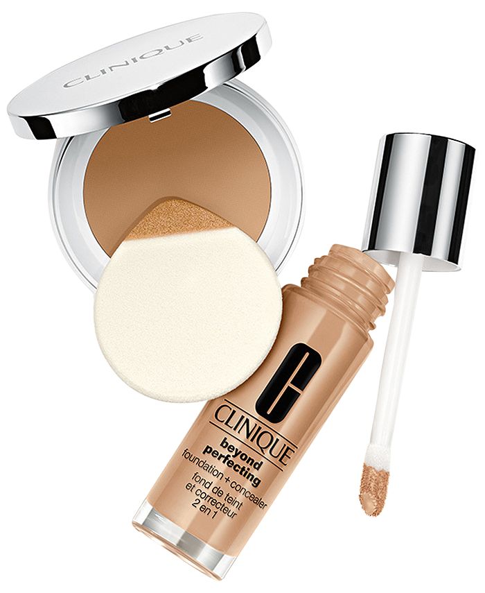 afschaffen bellen Sophie Clinique Beyond Perfecting Powder Foundation + Concealer, 0.51 oz. &  Reviews - Makeup - Beauty - Macy's