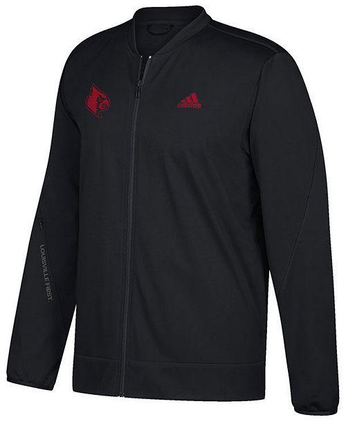 Adidas Men S Louisville Cardinals Basketball Warm Up Jacket