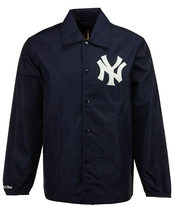 Mitchell & Ness Men's New York Yankees Coaches Jacket - Macy's