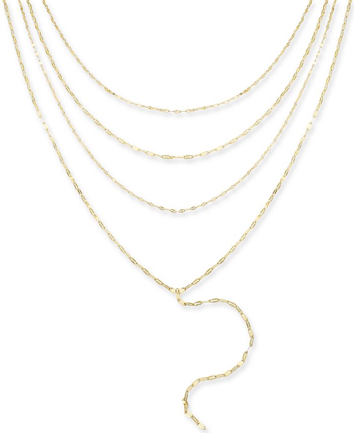 Women's Fashion Jewelry Gold Y Chain Long Necklace Choker Lariat 7-1