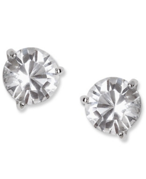 image of Swarovski Earrings, Solitaire Crystal Stud