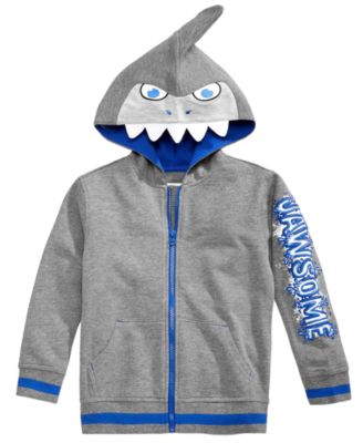 boys shark hoodie