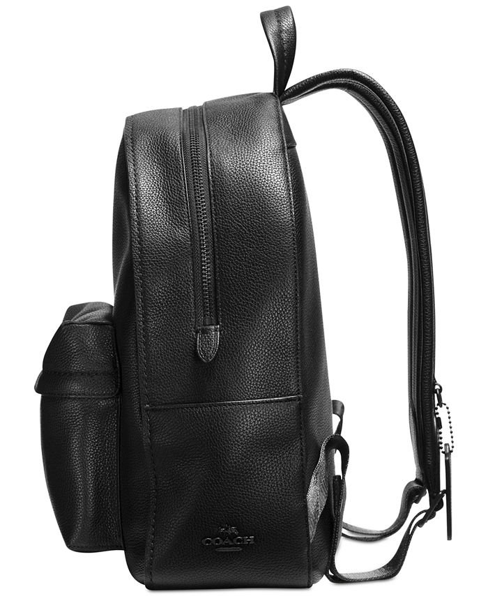 COACH Campus Backpack in Polished Pebble Leather Macy's