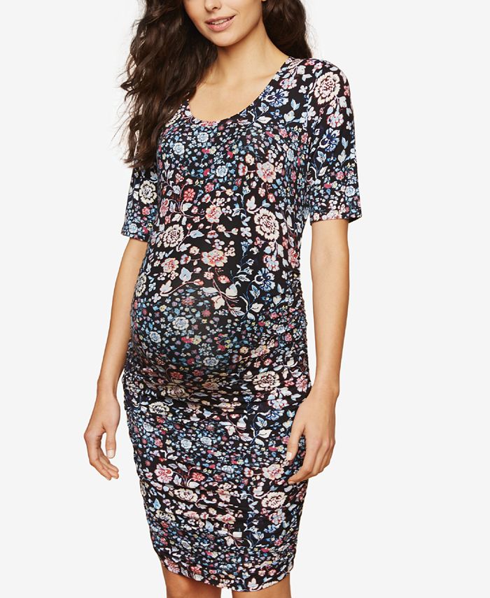 Motherhood Maternity Ruched Dress Macy's