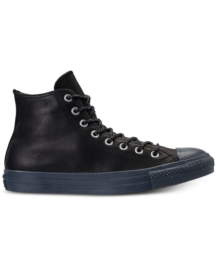 Converse Men's Chuck Taylor All Star Leather High Top Casual Sneakers ...
