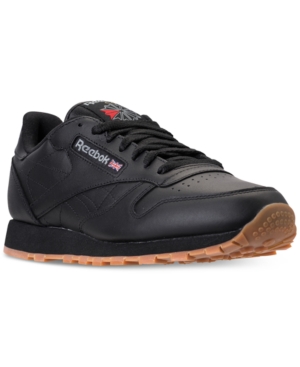 image of Reebok Men-s Classic Leather Casual Gum Kl Sneakers from Finish Line
