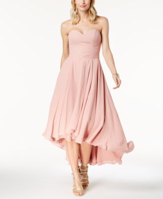 Fame and Partners - The Jerrey Strapless High-Low Dress
