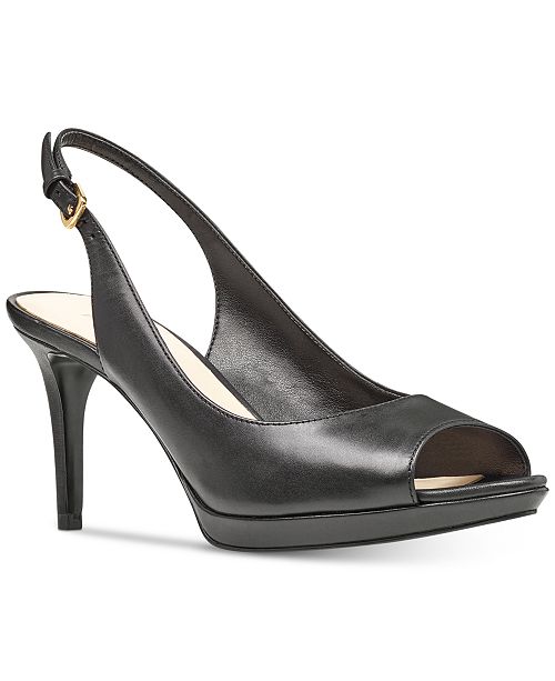 Nine West Gabrielle Slingback Platform Pumps & Reviews ...
