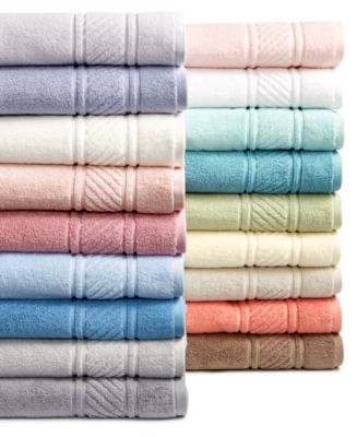 Martha Stewart Collection 100% Cotton Spa Bath Towel Collection ...