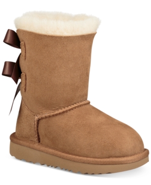 Ugg Bailey Bow Ii Sheepskin Boots In Chestnut