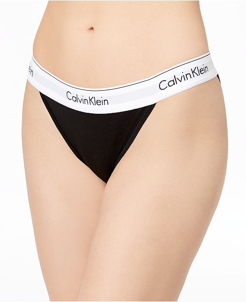 Calvin Klein Logo Waist Tanga Qf4977 Reviews Bras Panties