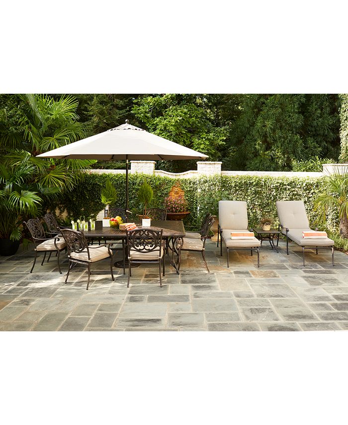 Agio Chateau Aluminum Outdoor Chaise Lounge, Created for Macy's