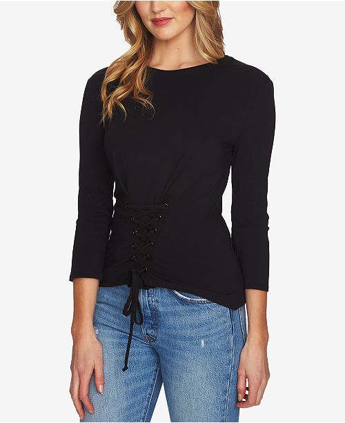 1 State Corset Front Top Reviews Tops Women Macy S