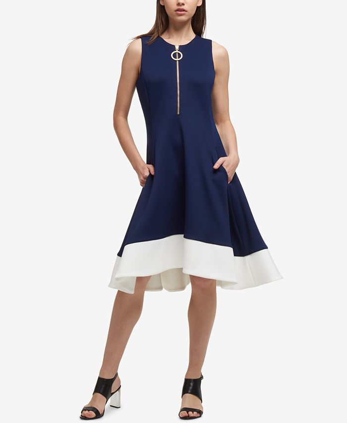 Dkny navy deals dress