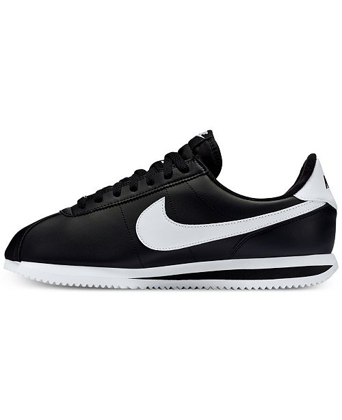 Nike Men's Cortez Basic Leather Casual Sneakers from Finish Line ...