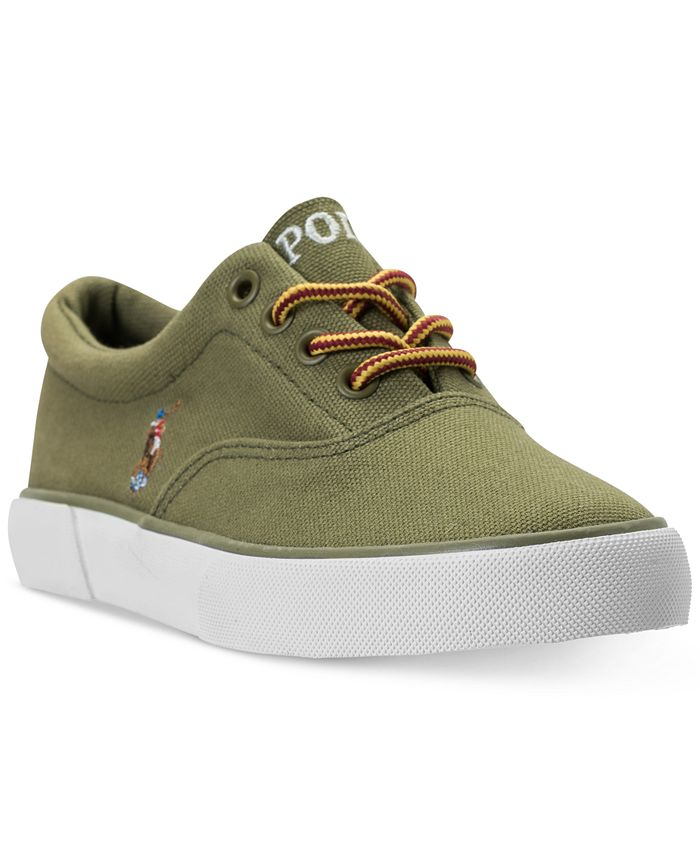Polo Ralph Lauren Big Boys Forestmont Casual Sneakers from Finish