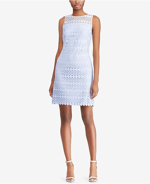 Lauren Ralph Lauren Lace Sleeveless Dress Dresses Women Macy's