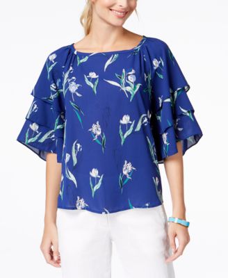 macy's blouses petite