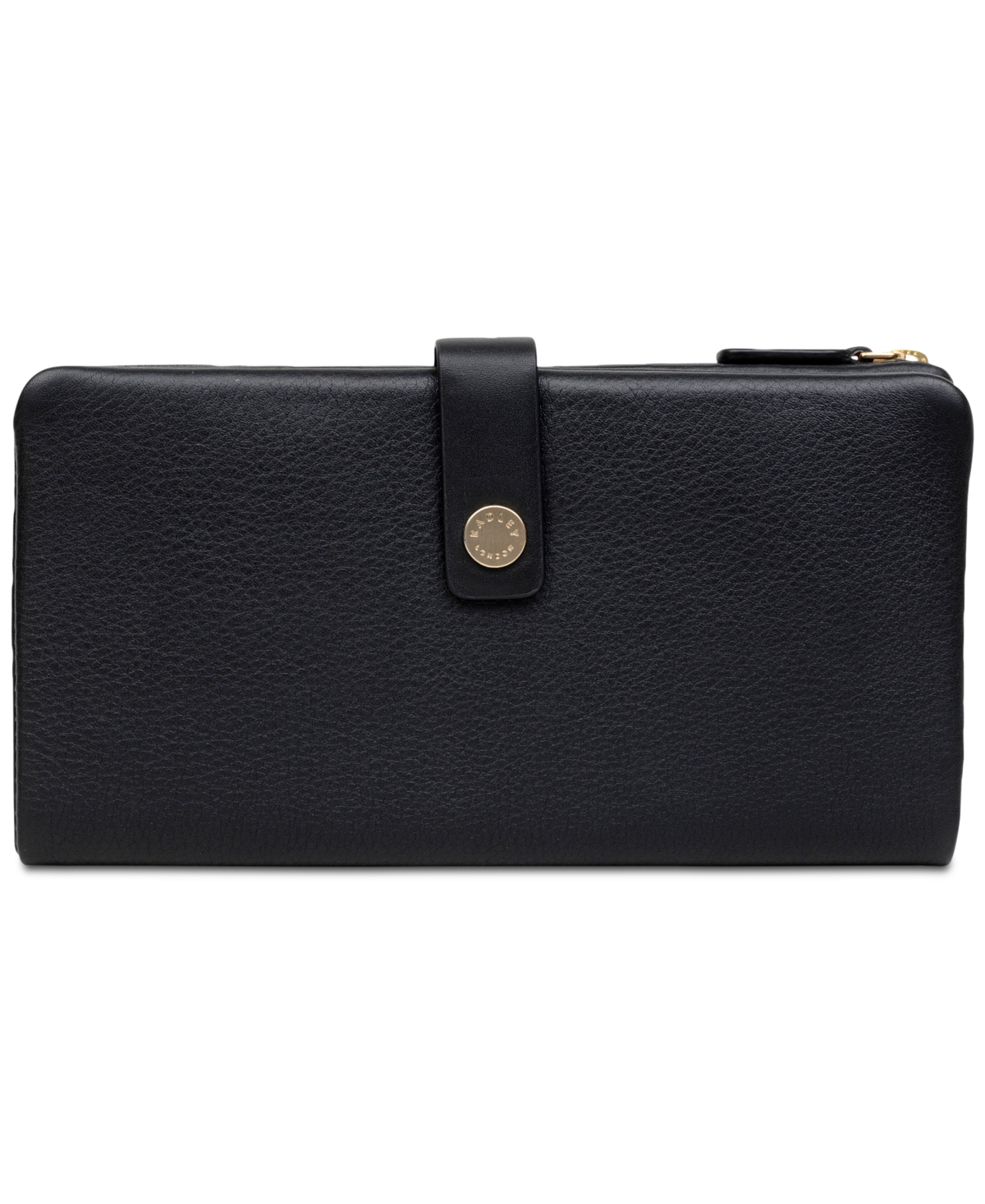 Women's Larkswood Large Leather Bifold Wallet - Black/Gold