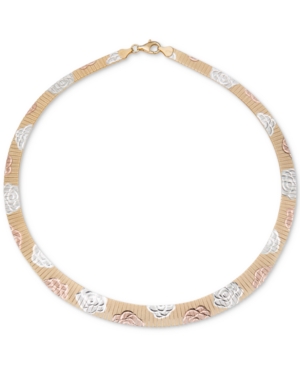 image of Giani Bernini Tri-Color Rosette Graduated 17