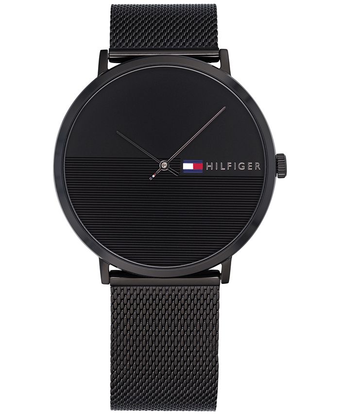 tommy hilfiger men's mesh watch