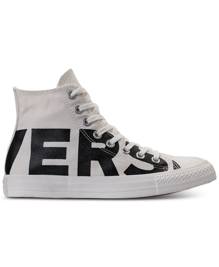 Converse Men's Chuck Taylor All Star Wordmark High Top Casual Sneakers ...