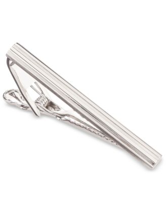Ryan Seacrest Distinction - Men's Double Stripe Tie Bar