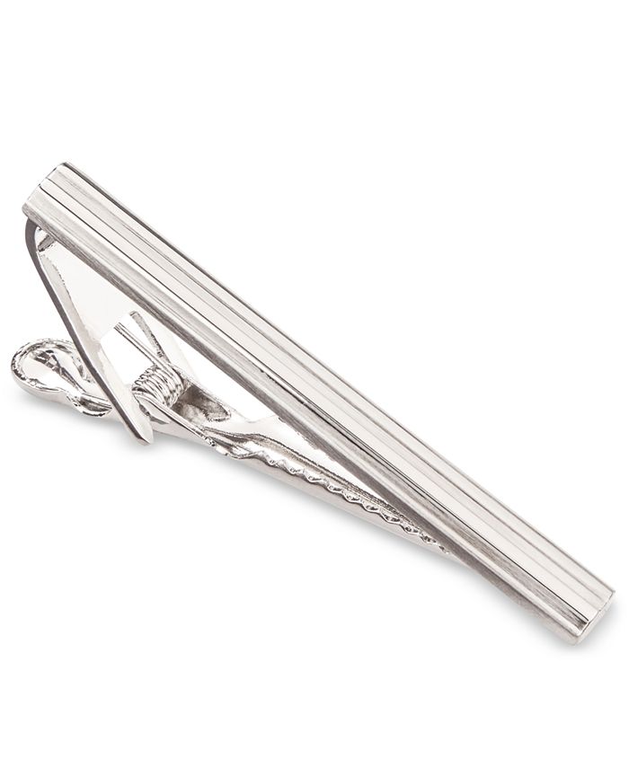 Ryan Seacrest Distinction Men's Double Stripe Tie Bar, Created for Macy