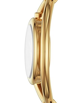Tory Burch Women's Blair Bangle Gold-Tone Stainless Steel Bracelet Watch  22mm - Macy's