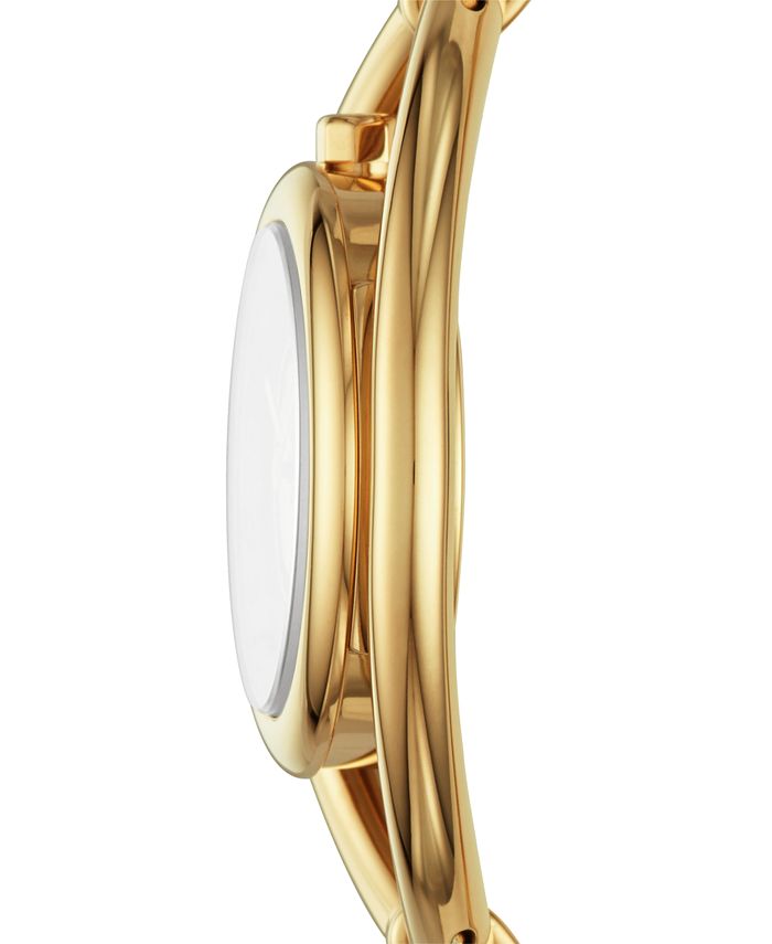 Tory Burch Women's Evil Eye GoldTone Stainless Steel Bangle Bracelet