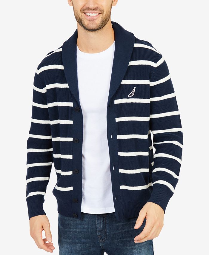 Nautica shawl shop collar sweater
